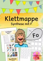 Vorschau - Fördermaterial/Inklusion - Klettmappe, Ansilbe F, Synthese - Deckblatt