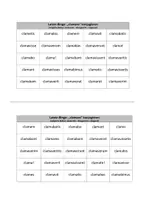 Vorschau - Interaktives Material - Latein-Bingo: "clamare" konjugieren (im Aktiv) - Deckblatt