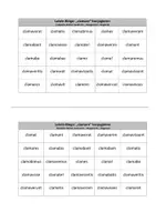Vorschau - Interaktives Material - Latein-Bingo: "clamare" konjugieren (im Aktiv) - Seite 3