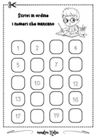 anteprima - Esercizi - Numeri entro il 20 - Pagina 2
