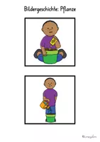 Vorschau - Arbeitsblätter - Bildergeschichten Frühling: Bilder der Reihe nach ordnen (Kindergarten / 1. Klasse) - Seite 3