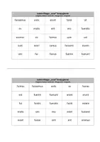 Vorschau - Interaktives Material - Latein-Bingo: "esse" konjugieren - Seite 1