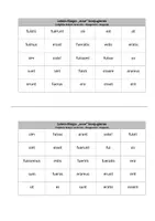 Vorschau - Interaktives Material - Latein-Bingo: "esse" konjugieren - Seite 2