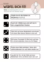 Vorschau - Stationenlernen - "Würfel dich fit!" - Probematerial - Übungen - Sport - Aufwärmen - Abwärmen - Würfelübungen - Seite 1