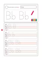Vorschau - Arbeitsblätter - Buchstaben schreiben Bb - Seite 3