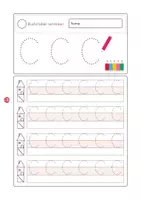 Vorschau - Arbeitsblätter - Buchstaben schreiben Cc - Seite 1