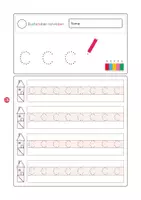 Vorschau - Arbeitsblätter - Buchstaben schreiben Cc - Seite 2