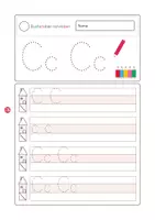 Vorschau - Arbeitsblätter - Buchstaben schreiben Cc - Seite 3