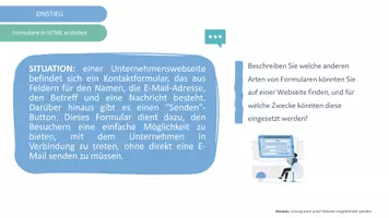 Vorschau - Arbeitsblätter - Formulare in HTML erstellen - Seite 2