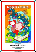 anteprima - Poster - Leggere è vivere - Poster collaborativo - Pagina di copertina