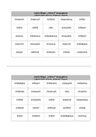 Vorschau - Interaktives Material - Latein-Bingo: "mittere" konjugieren - Seite 1