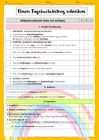 Vorschau - Arbeitsblätter - George (Alex Gino) - Tagebucheintrag schreiben (Arbeitsblatt und Checkliste - Seite 3
