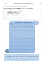 Vorschau - Arbeitsblätter - Textgebundener Aufsatz am Bsp. Kurzgeschichte - Seite 1