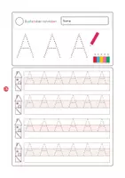 Vorschau - Arbeitsblätter - Materialpaket Buchstaben schreiben - Seite 1