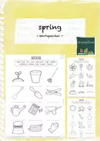 Vorschau - Arbeitsblätter - spring: Wortspeicher - Deckblatt