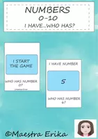 anteprima - Giochi - Gioco in inglese tema numeri: "I have...who has..."? - Pagina di copertina