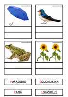Vista previa - Refuerzo / NEE / Materiales de apoyo - Tarjetas de lectoescritura con temática de primavera - página 3
