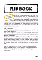 Vorschau - Klassenarbeiten - Daumenkino / Flipbook Broschüre herstellen, BG - Deckblatt