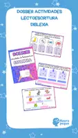 Vista previa - Hojas de trabajo - DOSSIER ACTIVIDADES LECTOESCRITURA DISLEXIA - Portada