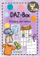Vorschau - Arbeitsblätter - DAZ-Box "Kleidung und Farben" - Deckblatt