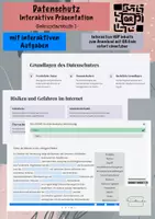 Vorschau - Präsentationen/Tafelbilder - Datenschutz im Internet Interaktive Präsentation - Deckblatt