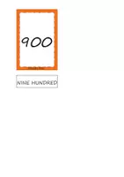 anteprima - Flashcard - Flashcards in inglese dei numeri -le centinaia-HUNDREDS - Pagina 3