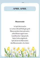 Vorschau - Arbeitsblätter - 4 GEDICHTE für den APRIL und Frühling ab 2. Klasse - Seite 3