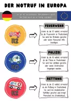 Vorschau - Arbeitsblätter - Erste Hilfe: Der Notruf in Europa - Seite 2
