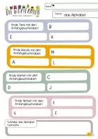 Vorschau - Arbeitsblätter - Die Wortfamilie - das Alphabet - Seite 3