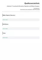 Vorschau - Merkblätter - Zeitstrahl - Französische Revolution, Napoleon, Wiener Kongress und Revolution von 1848 - Seite 1