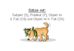 Vorschau - Spiele - SATZGLIEDER bestimmen - Legeübung / Klettübung - Seite 3