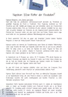Vorschau - Arbeitsblätter - UR8 Die Französische Revolution - 15. Stunde: Napoleon: (K)ein Retter der Revolution!? (Sachtext, Urteilsbildung) - Seite 2