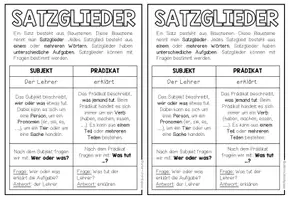 Vorschau - Merkblätter - SATZGLIEDER - Merkblätter - Seite 2