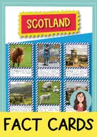 Vorschau - Stationenlernen - Scotland Fact Cards (Englisch) - Deckblatt