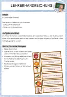 Vorschau - Stationenlernen - Lesestreifen Herbst - Seite 1