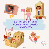 Vista previa - Tarjetas / Manipulativos - ESTRATEGIAS PARA FOMENTAR LE JUEGO SIMBÓLICO - Portada