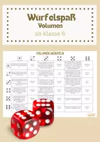 Vorschau - Spiele - Würfelspaß Volumen umrechnen und Sachaufgaben - Deckblatt