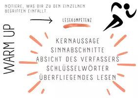 Vorschau - Aufgabenkarten - Warm up ABA Deutsch - Deckblatt