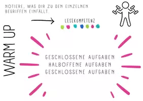Vorschau - Aufgabenkarten - Warm up ABA Deutsch - Seite 1