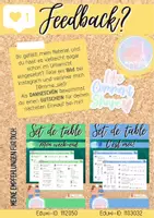 Vorschau - Arbeitsblätter - Set de table: Mes vacances de Pâques - Seite 2