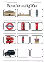 Vorschau - Arbeitsblätter - London- Wörterliste/ Vokabelübersicht - Seite 2