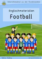 Vorschau - Unterrichtsreihen - Football (Englisch, Grundschule, Fußball, EM, WM) - Deckblatt