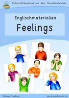 Vorschau - Arbeitsblätter - Feelings (Englisch, Grundschule, Gefühle) - Deckblatt