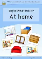 Vorschau - Unterrichtsreihen - At home: rooms, furniture (Englisch, Grundschule) - Deckblatt
