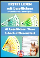 Vorschau - Stundenentwürfe - Erstes Lesen mit Lesefächern und Legespiel - differenziert - Seite 1