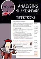 Vorschau - Arbeitsblätter - Analysing Shakespeare | Tips&Tricks (Oberstufe) - Deckblatt