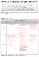 Vorschau - Arbeitsblätter - Präventionsmaßnahmen zur Gesunderhaltung - Seite 3