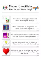 Vorschau - Arbeitsblätter - Selbstständigkeit / Organisation: Checkliste für den nächsten Schultag (Classroom Management) - Fächerübergreifend - Kl. 1-4 - Seite 2