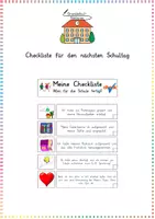 Vorschau - Arbeitsblätter - Selbstständigkeit / Organisation: Checkliste für den nächsten Schultag (Classroom Management) - Fächerübergreifend - Kl. 1-4 - Deckblatt