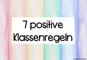 Vorschau - Poster - Positive Klassenregeln - Deckblatt